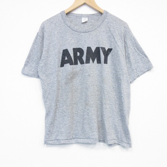 90s 半袖Tシャツ ARMY グレー メンズL相当 | 古着