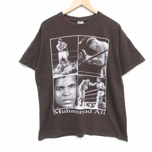 00s 半袖Tシャツ モハメドアリ ブラウン XL | 古着