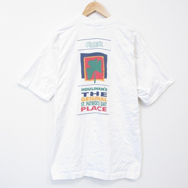 フルーツオブザルーム 90s 半袖Tシャツ クローバー ホワイト メンズXL相当 | 古着