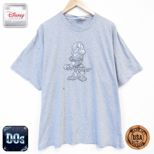 【20%OFF】00s 半袖Tシャツ ディズニー グレー メンズXL相当 | 古着