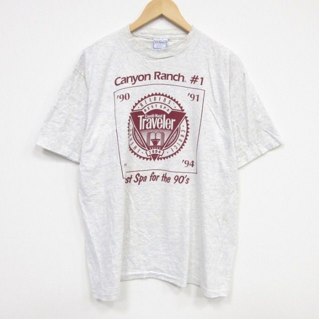 All Sport 90s 半袖Tシャツ Traveler グレー メンズXL相当 | 古着
