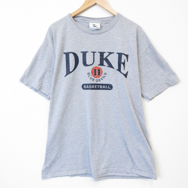 90s 半袖Tシャツ DUKE グレー霜降り メンズXL相当 | 古着
