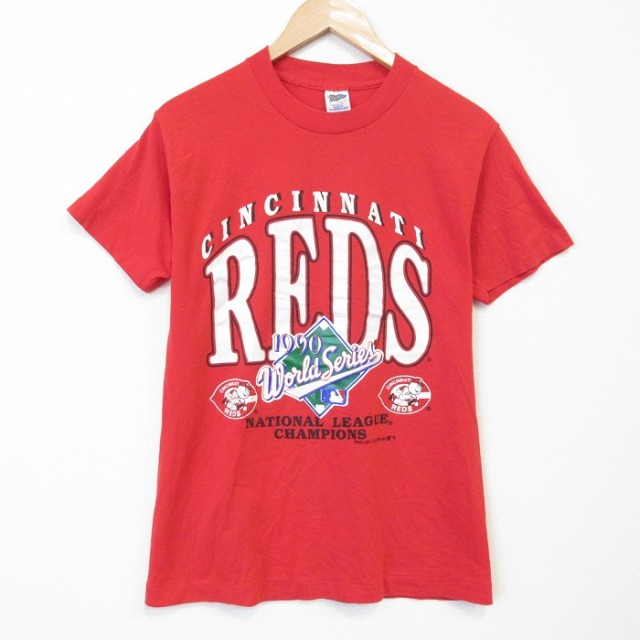 90s 半袖Tシャツ シンシナティレッズ レッド メンズM相当 | 古着