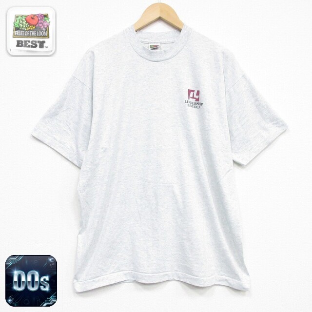 フルーツオブザルーム 00s 半袖Tシャツ リンカーン グレー霜降り メンズXL相当 | 古着