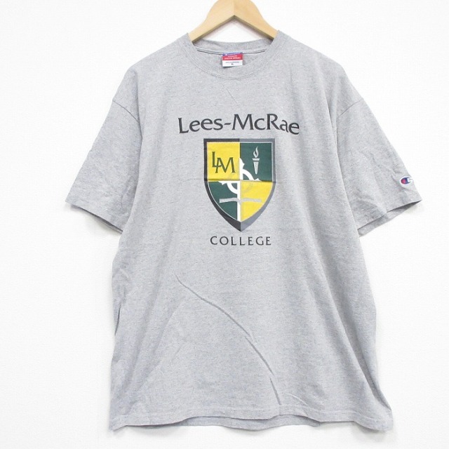 チャンピオン 00s 半袖Tシャツ カレッジ グレー メンズXL相当 | 古着