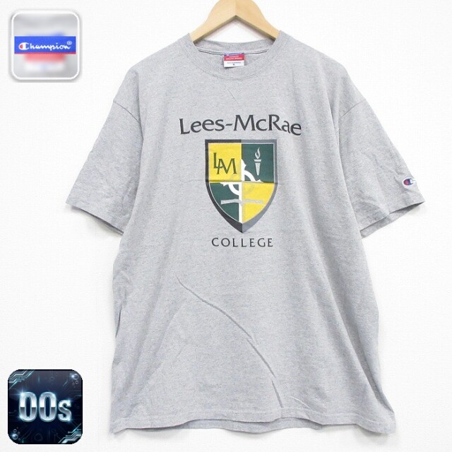 チャンピオン 00s 半袖Tシャツ カレッジ グレー メンズXL相当 | 古着