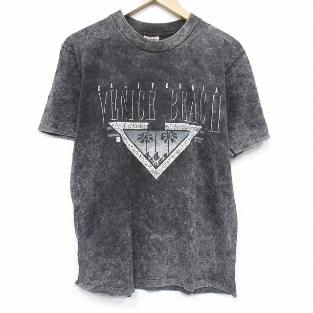 オニータ 90s 半袖Tシャツ バージニアビーチ ブラックタイダイ M | 古着