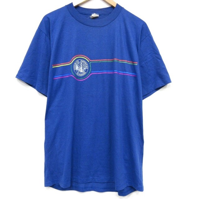 80s 半袖Tシャツ DISABLED ブルー メンズXL相当 | 古着