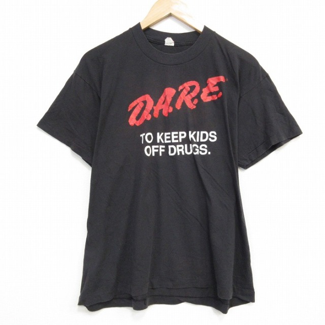 スクリーンスターズ 80s 半袖Tシャツ ブラック メンズL相当 | 古着