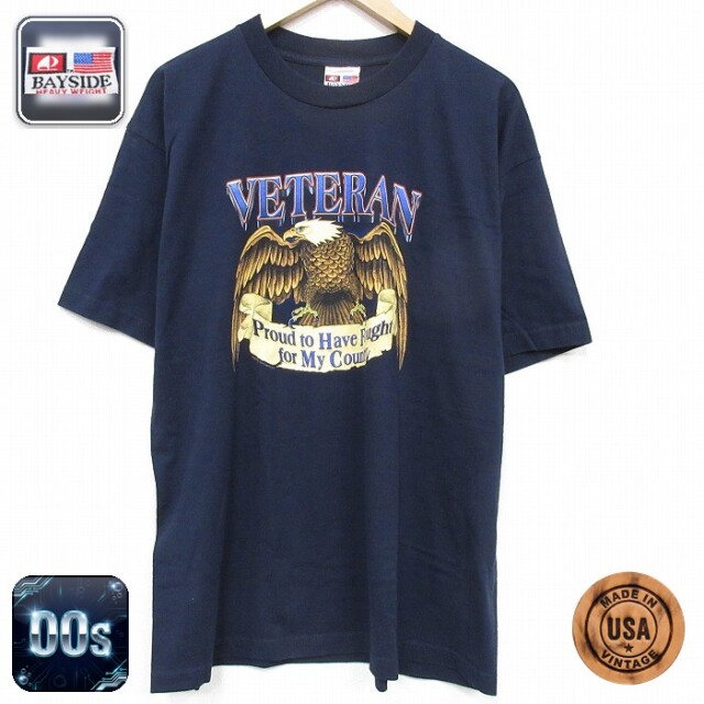 【20%OFF】00s 半袖Tシャツ 鳥 ネイビー メンズXL相当 | 古着