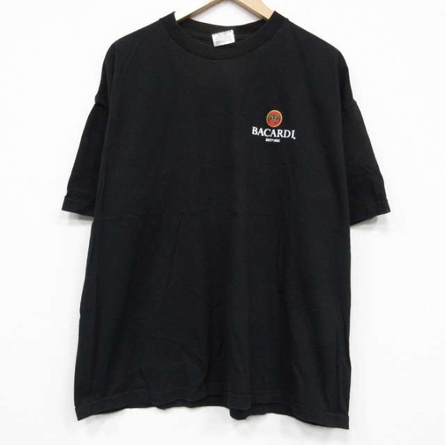 00s 半袖Tシャツ バカルディ ブラック XL | 古着