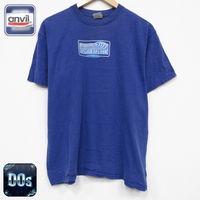 00s 半袖Tシャツ SPLISH ブルー メンズL相当 | 古着