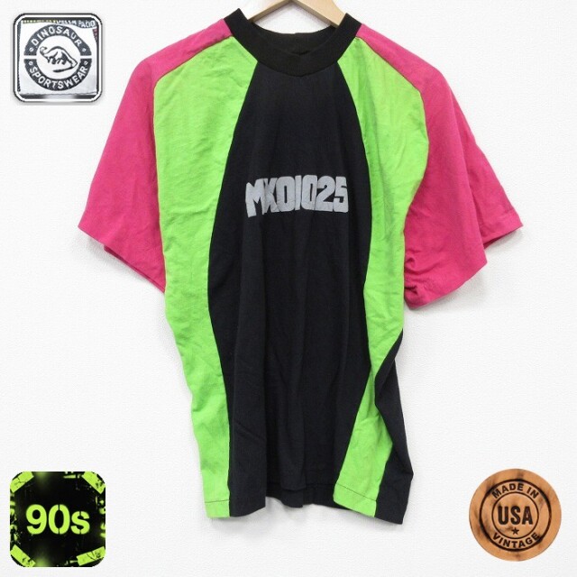 90s 半袖Tシャツ MXOIO25 ブラック メンズM相当 | 古着