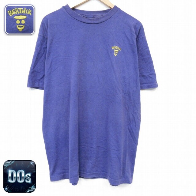 00s 半袖Tシャツ パープル メンズXL相当 | 古着