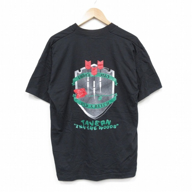 フルーツオブザルーム 00s 半袖Tシャツ ダーツ ブラック メンズL相当 | 古着