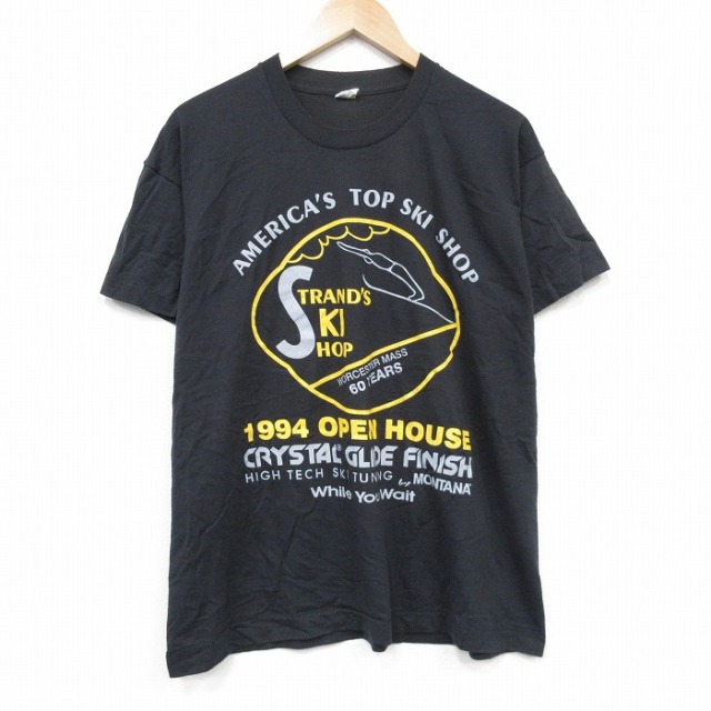 スクリーンスターズ 90s 半袖Tシャツ オープンハウス ブラック メンズL相当 | 古着