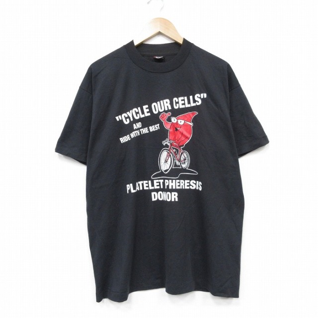 フルーツオブザルーム 90s 半袖Tシャツ DONOR ブラック XL | 古着