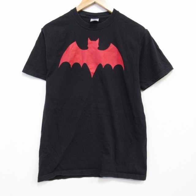 ジャージーズ 00s 半袖Tシャツ コウモリ ブラック メンズM相当 | 古着