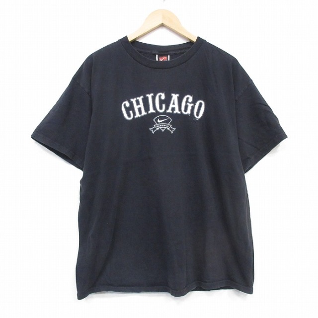 ナイキ 00s 半袖Tシャツ シカゴホワイトソックス ブラック メンズXL相当 | 古着