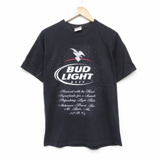 ヘインズ 00s 半袖Tシャツ バッドライト ブラック M | 古着