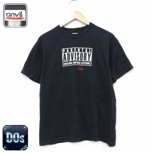 00s 半袖Tシャツ FFA ブラック メンズM相当 | 古着