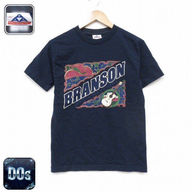 00s 半袖Tシャツ BRANSON ブラック メンズS相当 | 古着
