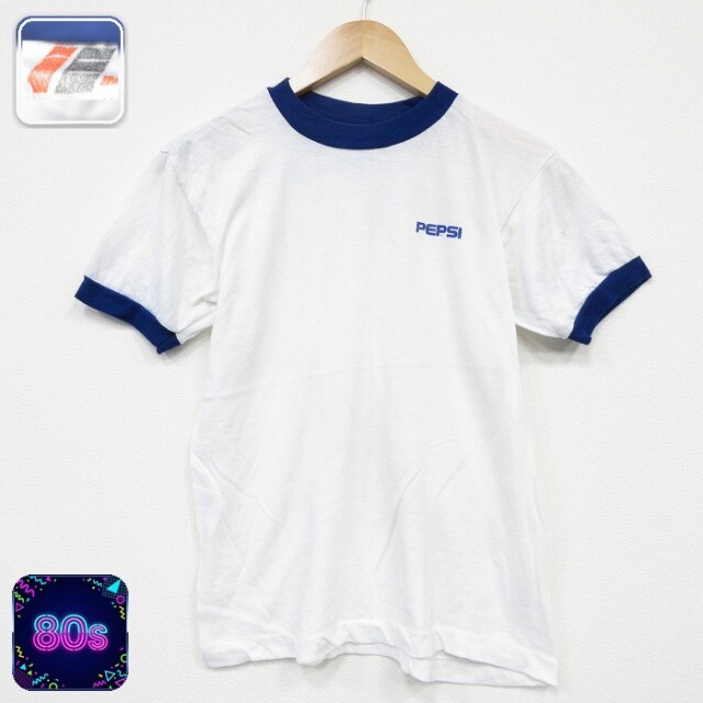80s 半袖Tシャツ ペプシ ホワイト メンズM相当 | 古着