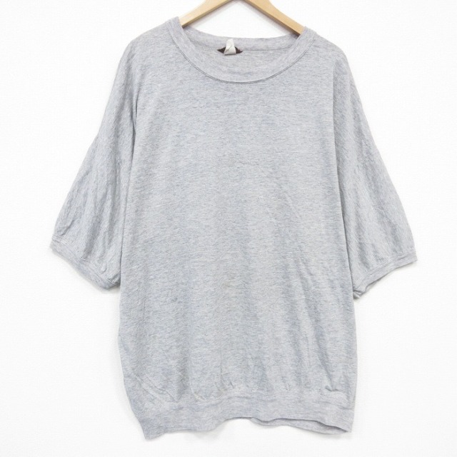 90s 半袖Tシャツ 霜降り グレー メンズXL相当 | 古着