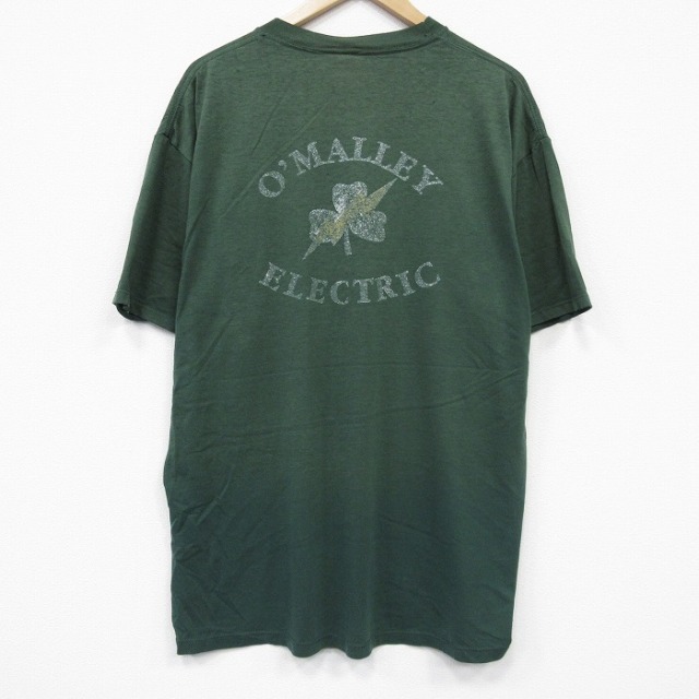 ジャージーズ 90s 半袖Tシャツ クローバー グリーン メンズXL相当 | 古着