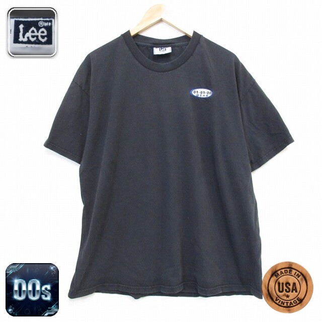 リー 00s 半袖Tシャツ GEAR ブラック メンズXL相当 | 古着