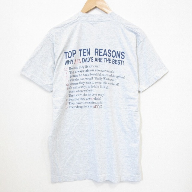 フルーツオブザルーム 90s 半袖Tシャツ メッセージ グレー メンズL相当 | 古着