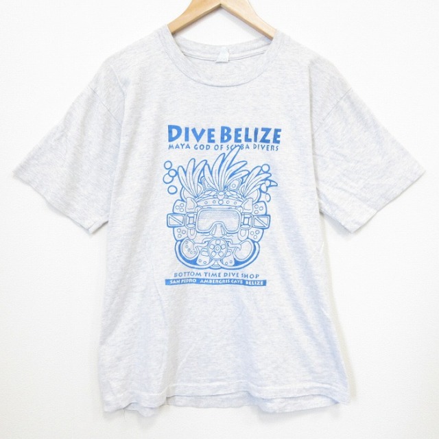 90s 半袖Tシャツ スキューバ グレー メンズL相当 | 古着