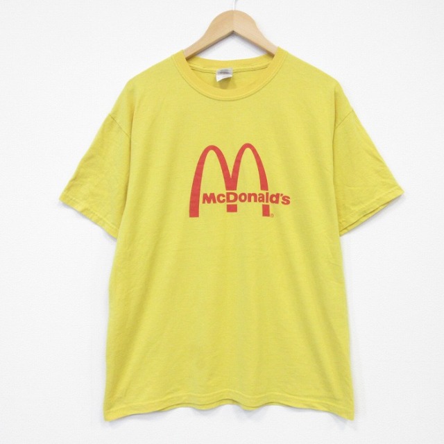 00s 半袖Tシャツ マクドナルド イエロー メンズL相当 | 古着