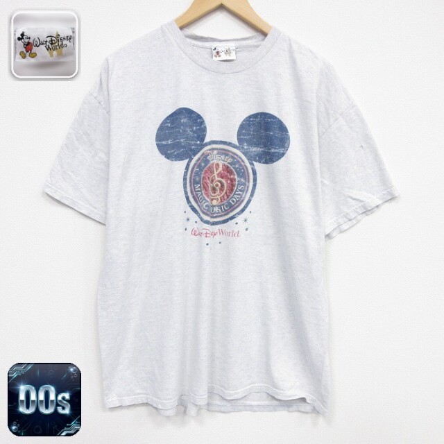 00s 半袖Tシャツ ディズニー グレー メンズXL相当 | 古着