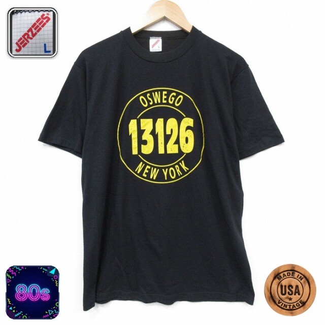 80s 半袖Tシャツ ニューヨーク ブラック メンズM相当 | 古着