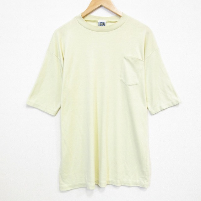 90s 半袖Tシャツ イエロー メンズXL相当 | 古着