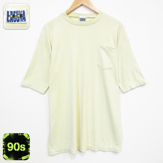 90s 半袖Tシャツ イエロー メンズXL相当 | 古着
