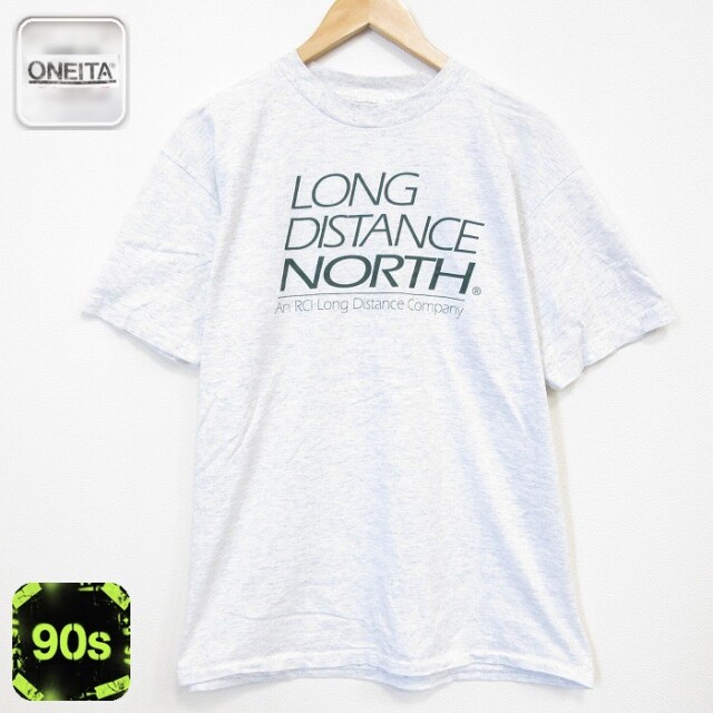 オニータ 90s 半袖Tシャツ LONG グレー メンズXL相当 | 古着