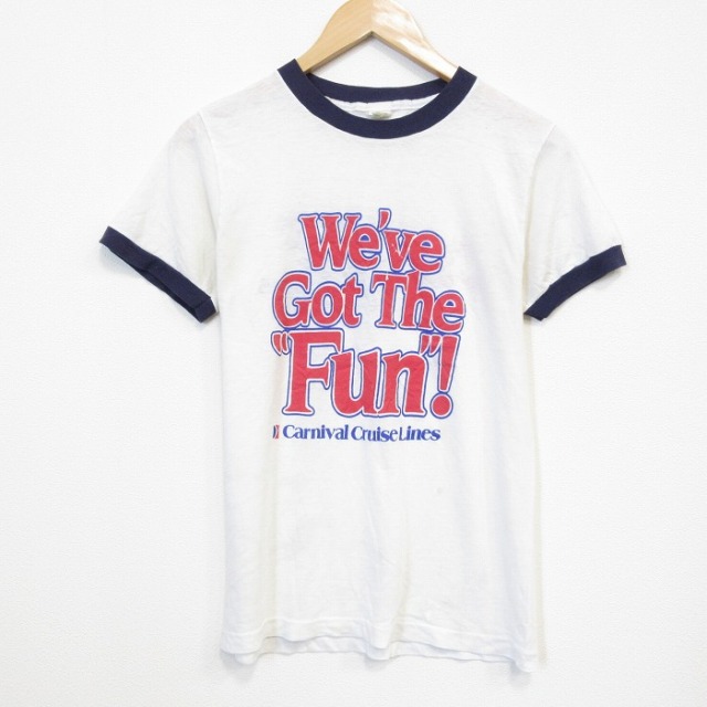 80s 半袖Tシャツ Fun ホワイト メンズS相当 | 古着