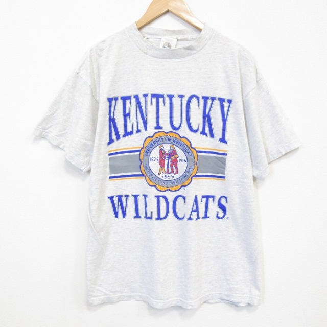 00s 半袖Tシャツ ケンタッキーワイルドキャッツ グレー メンズXL相当 | 古着