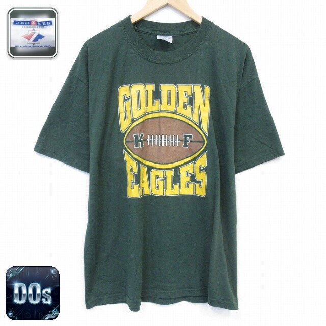 ゴールデンイーグルス 00s 半袖Tシャツ グリーン メンズXL相当 | 古着