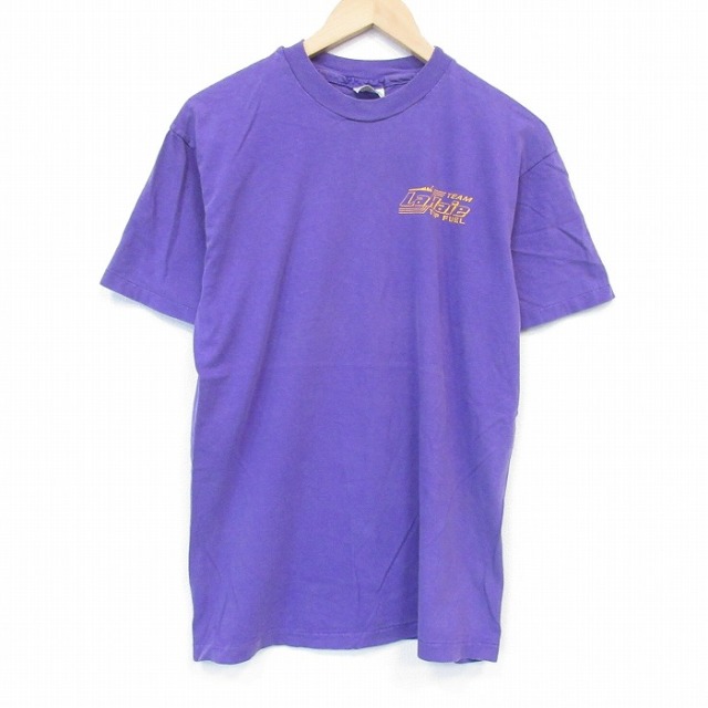 ヘインズ 80s 半袖Tシャツ LaHaie パープル メンズL相当 | 古着