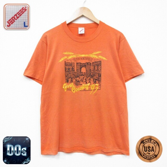 00s 半袖Tシャツ Goes オレンジ メンズL相当 | 古着