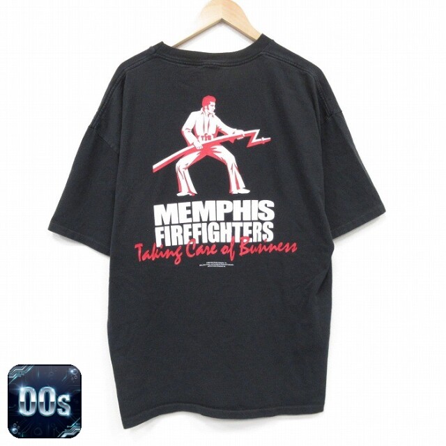 00s 半袖Tシャツ メンフィス ブラック メンズXL相当 | 古着