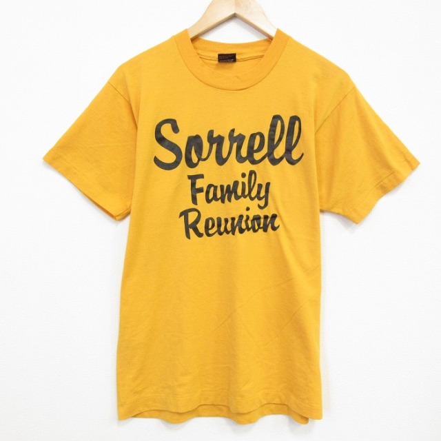 スクリーンスターズ 80s 半袖Tシャツ Sorrell イエロー メンズL相当 | 古着