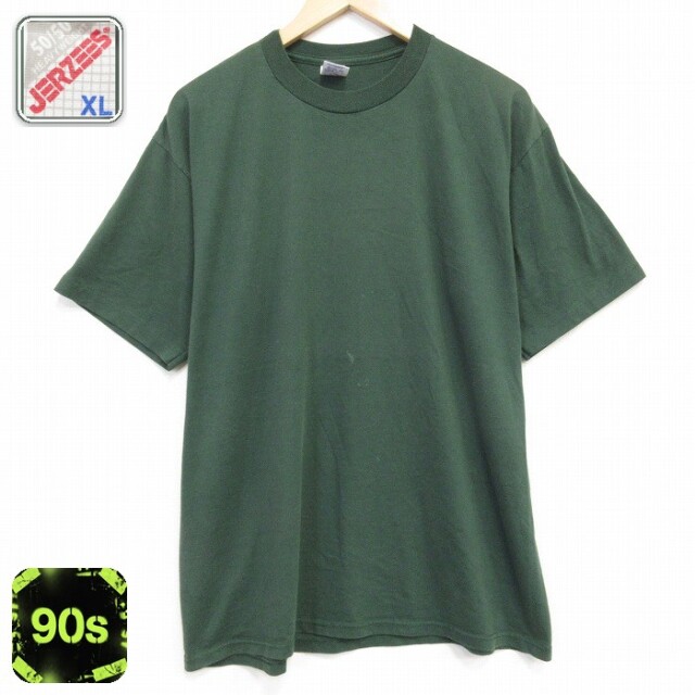 90s 半袖Tシャツ グリーン メンズXL相当 | 古着
