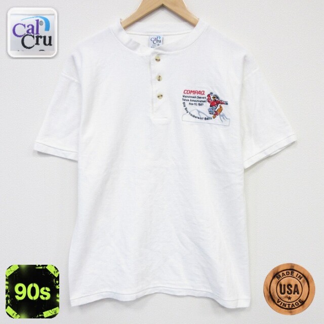90s 半袖Tシャツ スノーボード ホワイト メンズL相当 | 古着