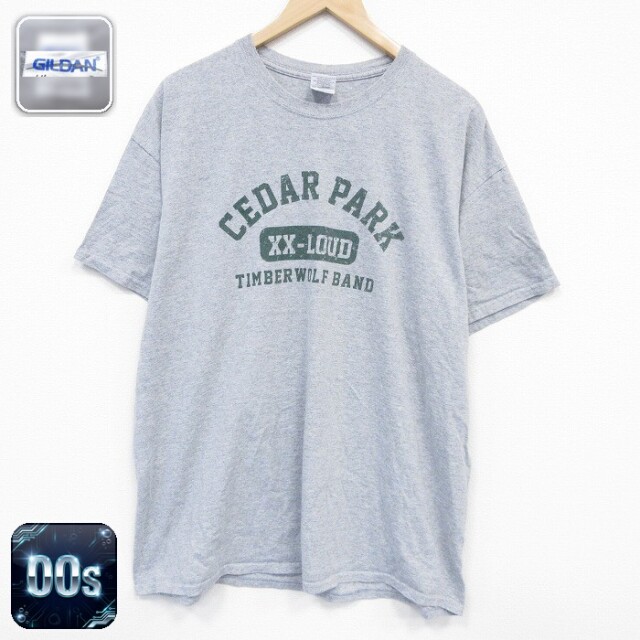 00s 半袖Tシャツ CEDAR グレー メンズXL相当 | 古着