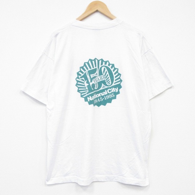 フルーツオブザルーム 90s 半袖Tシャツ ナショナルシティ ホワイト メンズXL相当 | 古着