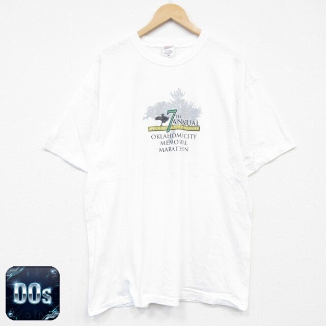 00s 半袖Tシャツ オクラホマ ホワイト メンズXL相当 | 古着